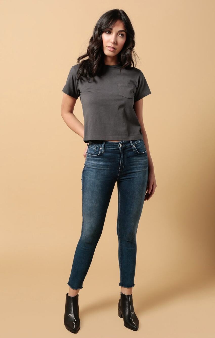 AGOLDE NWT Sophie Crop Mid Rise Skinny Jean in Claremont // 26